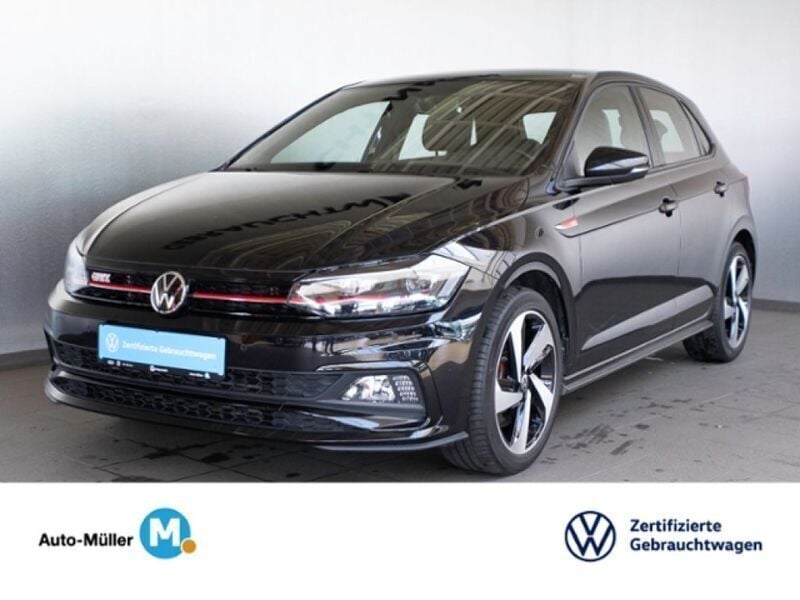 Deep black perleffekt (metallic) Gebraucht 2021 VW Polo GTI Limousine | 21.479 € (Guter Preis) - Bild 1/4