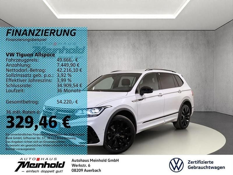 Gebraucht VW Tiguan Allspace Style 200 PS (147 kW) 2024 Oryxweiß perlmutteffekt SUV