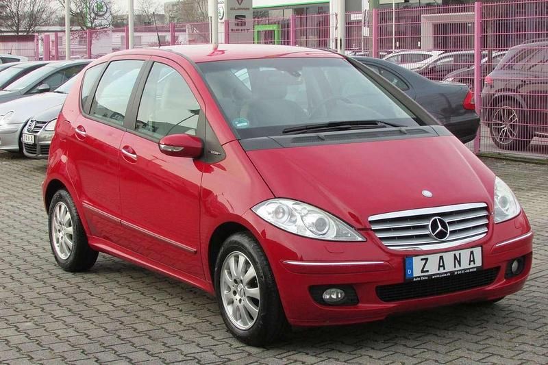 Gebraucht Mercedes A150 Elegance 95 PS (69 kW) 2007 Jupiterrot  unilack Kleinwagen