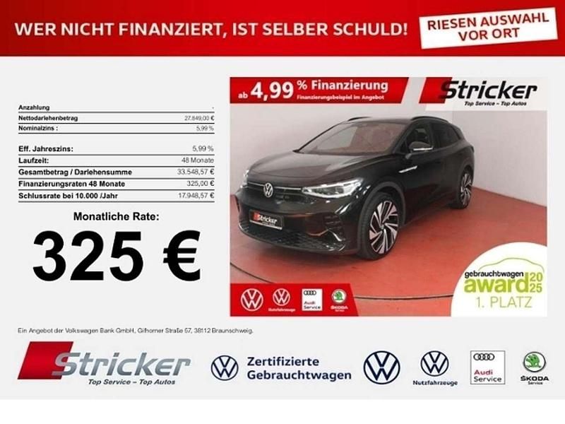 Gebraucht VW ID.4 GTX 219 kW (299 PS) 2022 Mythosschwarz metallic (metallic) SUV
