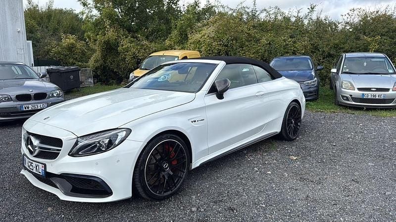Weiß Gebraucht 2017 Mercedes C63S AMG AMG Cabrio | 44.990 € (Guter Preis) - Bild 1/4