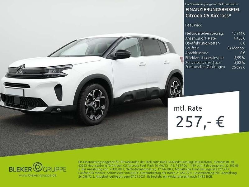 Polar weiß Gebraucht 2023 Citroën C5 Aircross Feel SUV | 22.180 € (Guter Preis) - Bild 1/3