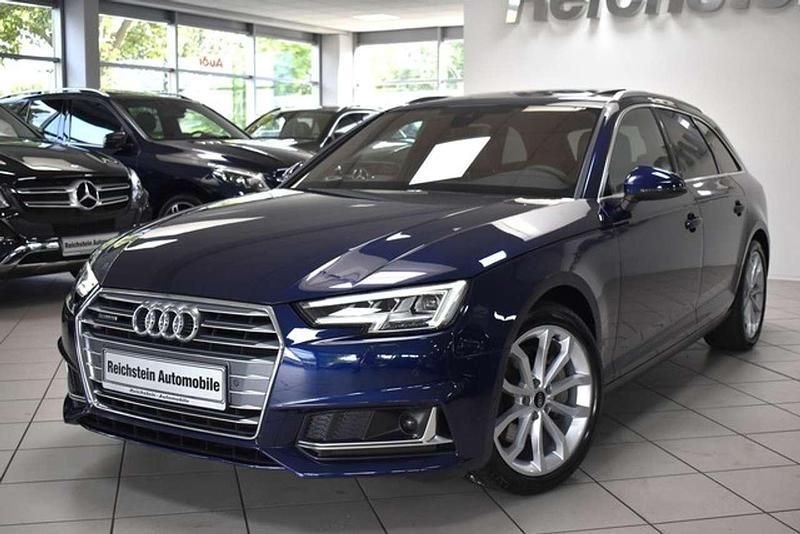 Navarrablau Gebraucht 2019 Audi A4 S-Line Kombi | 29.900 € (Guter Preis) - Bild 1/3