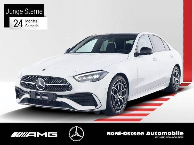 Weiß manufaktur lack manufaktur opalithweiß b Gebraucht 2024 Mercedes C300 AMG Limousine | 48.890 € (Etwas zu teuer) - Bild 1/4