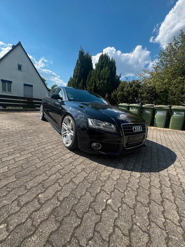 Schwarz Gebraucht 2009 Audi A5 Sportback S-Line Limousine | 8.500 € (Guter Preis) - Bild 1/4