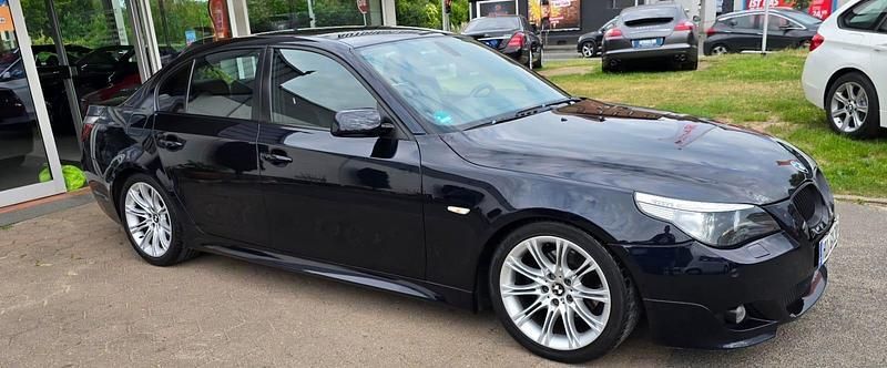 Schwarz Gebraucht 2007 BMW 525 M Sport Limousine | 7.900 € (Etwas zu teuer) - Bild 1/4