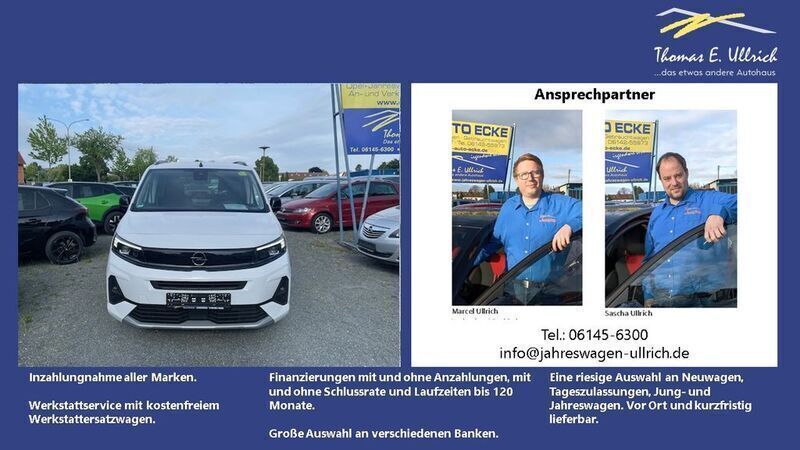 Weiß Gebraucht 2024 Opel Combo Life Van / Kleinbus | 29.795 € (Etwas zu teuer) - Bild 1/4