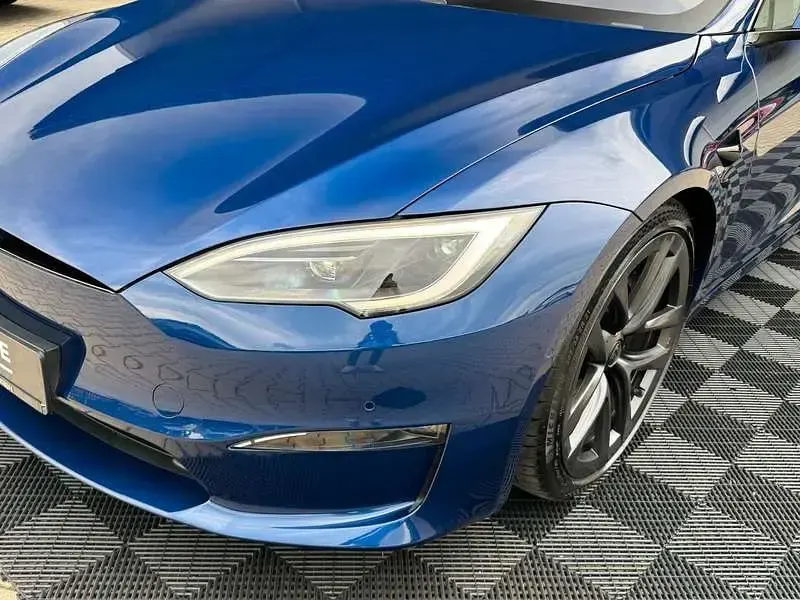 Gebraucht Tesla Model S Plaid 759 kW (1033 PS) 2022 Blau Kleinwagen