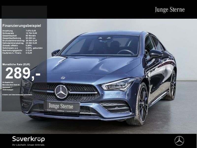 Blau Gebraucht 2020 Mercedes CLA250e AMG Limousine | 30.980 € (Etwas zu teuer) - Bild 1/2