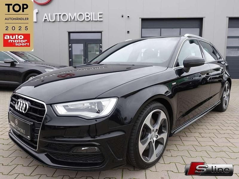 Mythosschwarz Gebraucht 2016 Audi A3 Sportback S-Line Kleinwagen | 18.280 € (Fairer Preis) - Bild 1/4