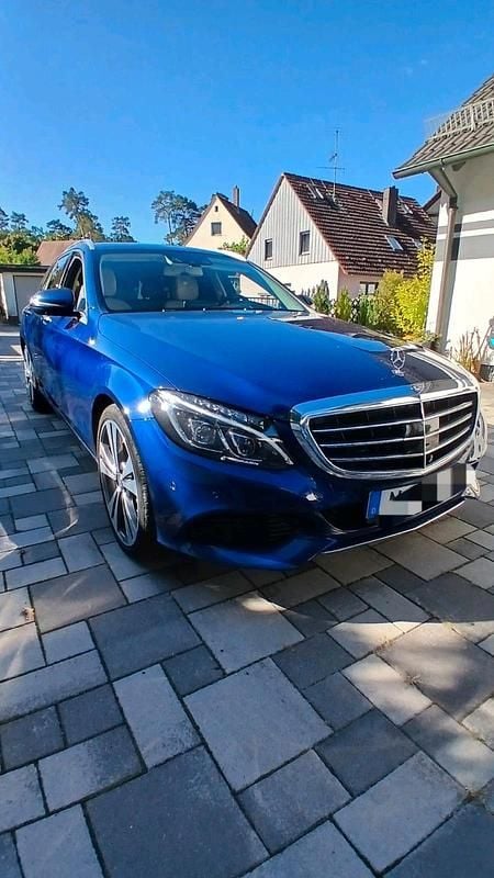 Blau Gebraucht 2015 Mercedes C250 Exclusive Kombi | 15.100 € (Fairer Preis) - Bild 1/4