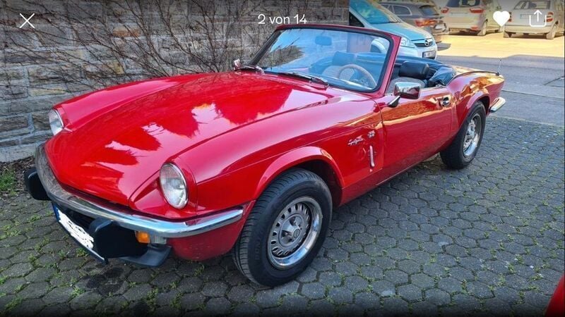 Rot Gebraucht 1981 Triumph Spitfire Cabrio | 7.950 € - Bild 1/4