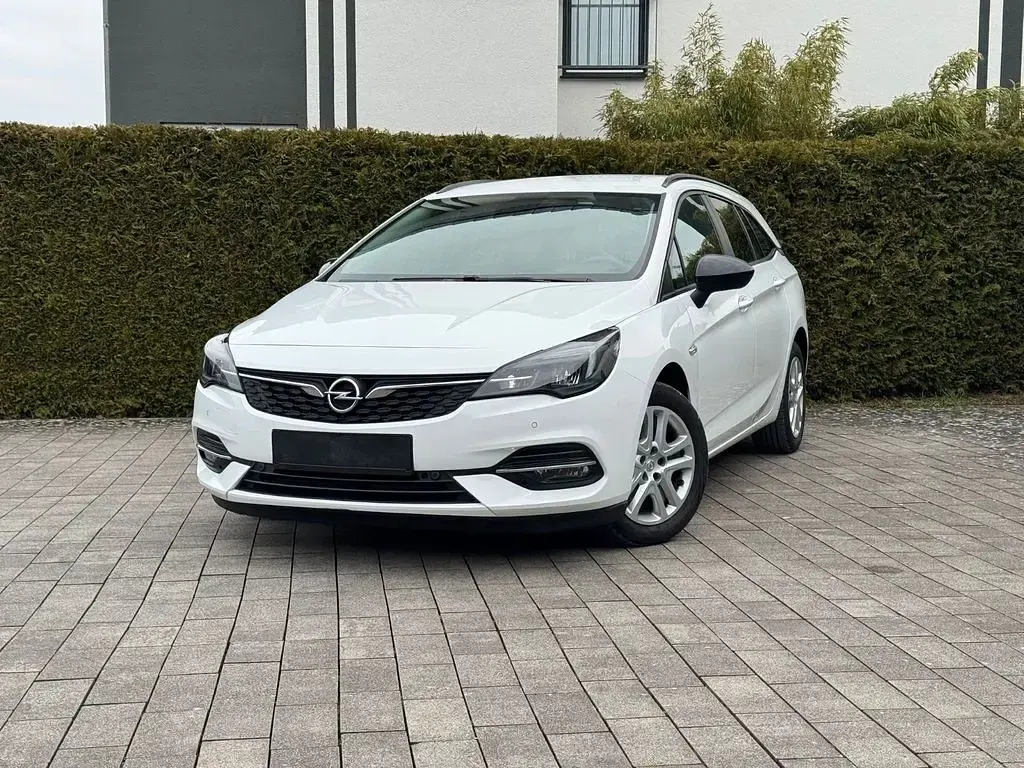 Gebraucht Opel Astra Business 122 PS (89 kW) 2021 Schneeweiss/olympic/summit whi Kombi