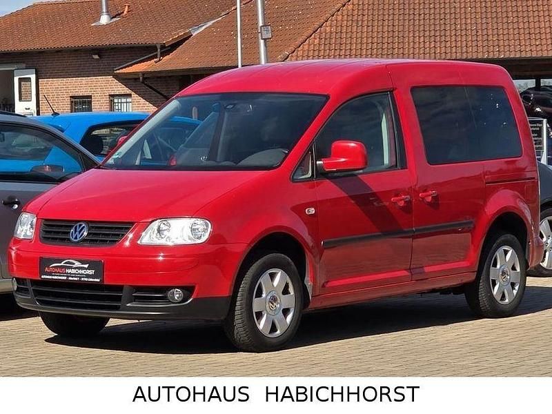 Gebraucht VW Caddy Life 102 PS (75 kW) 2009 Rot Van / Kleinbus