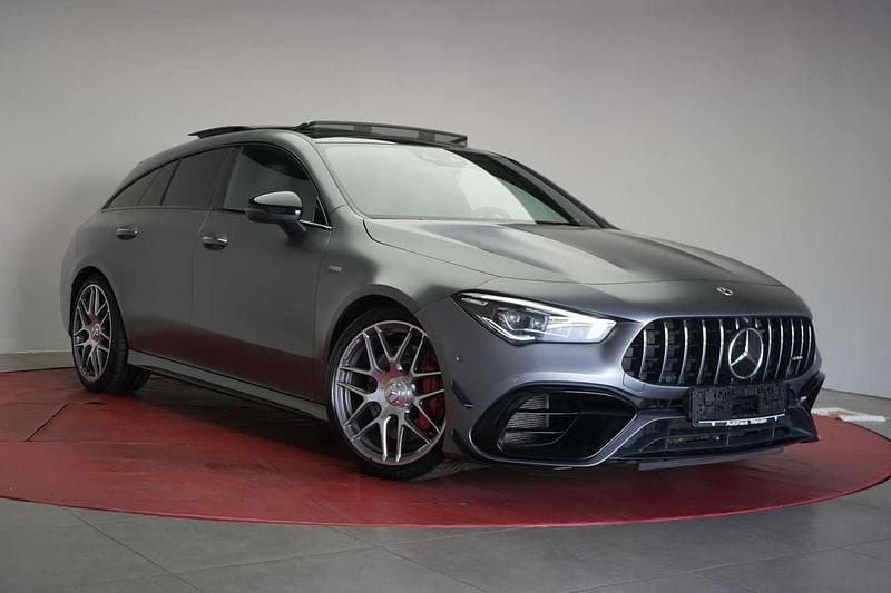 Mountaingrau magno Gebraucht 2021 Mercedes CLA45 AMG AMG Kombi | 46.490 € (Fairer Preis) - Bild 1/4