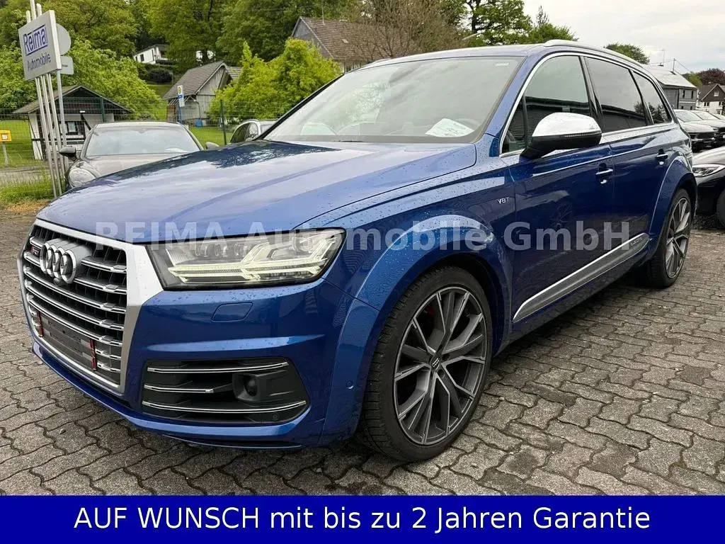 Gebraucht Audi SQ7 Sport 435 PS (319 kW) 2017 Sepangblau perleffekt SUV