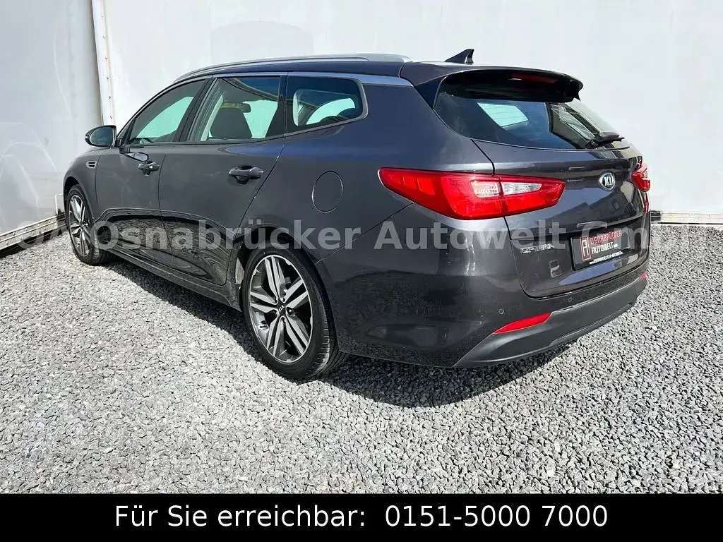 Gebraucht Kia Optima 141 PS (103 kW) 2017 Gelb Kombi