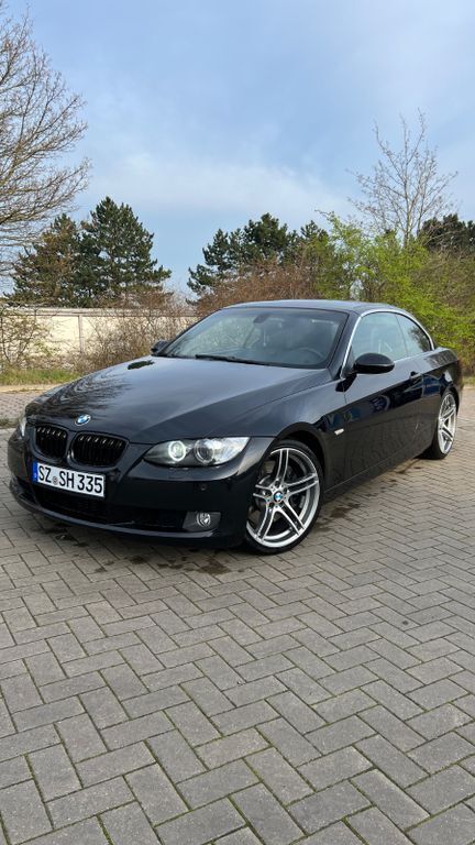 Schwarz Gebraucht 2008 BMW 335 Cabriolet M Sport Cabrio | 13.999 € (Superpreis) - Bild 1/4
