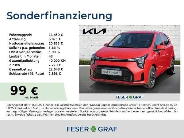 Signalrot Neu 2025 Kia Picanto Vision Kleinwagen | 16.850 € (Fairer Preis) - Bild 1/4