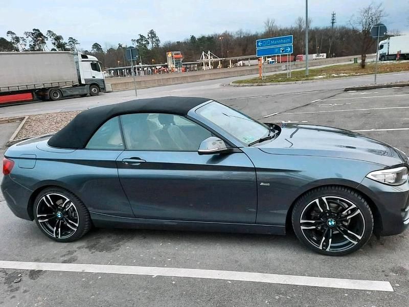 Second-hand BMW 218 150 CP (110 kW) 2017 Gri Cabrio
