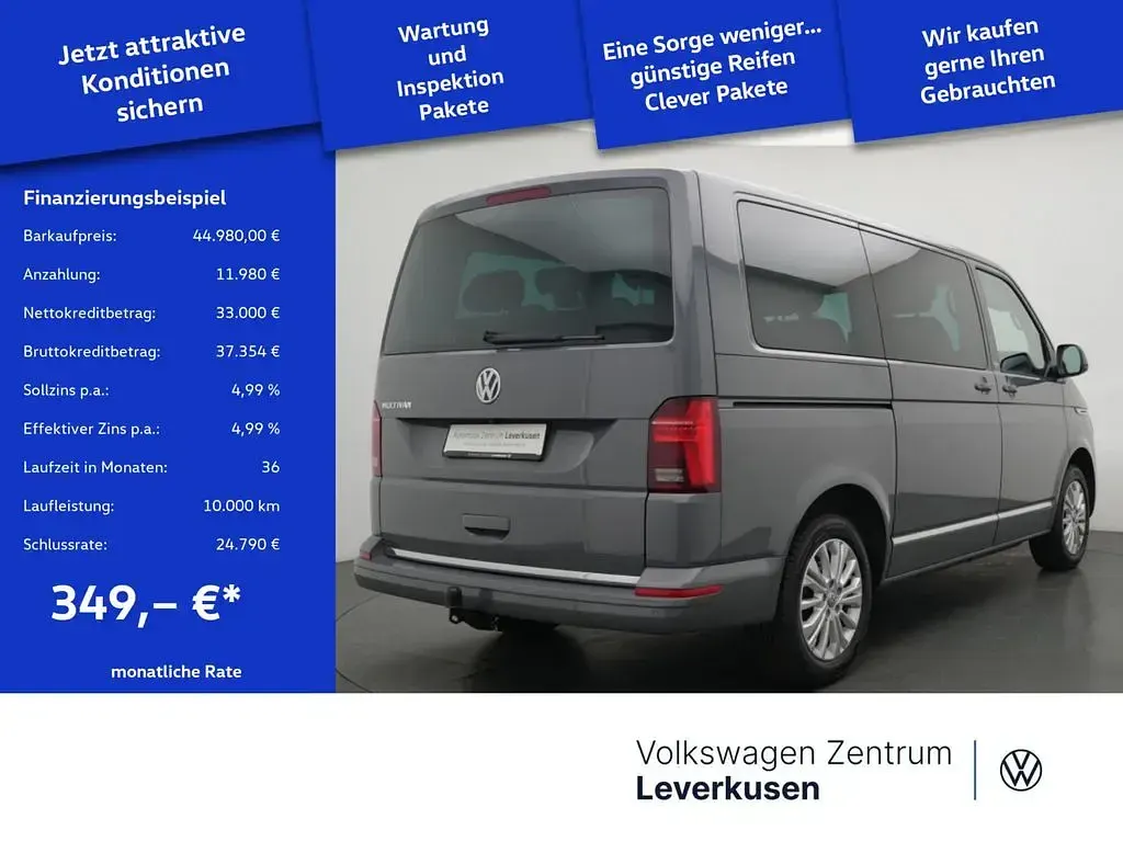 Gebraucht VW Multivan Generation Six 204 PS (150 kW) 2022 Grau Van / Kleinbus