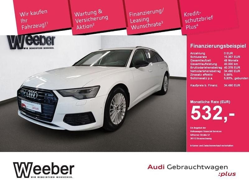Weiss Gebraucht 2022 Audi A6 Kombi | 33.890 € (Superpreis) - Bild 1/4