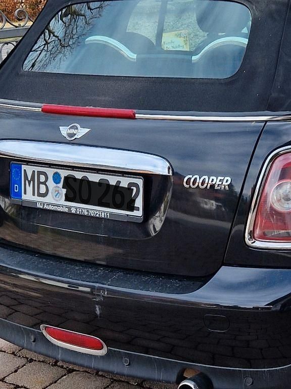 Gebraucht Mini Cooper Cabriolet 122 PS (89 kW) 2009 Schwarz Cabrio