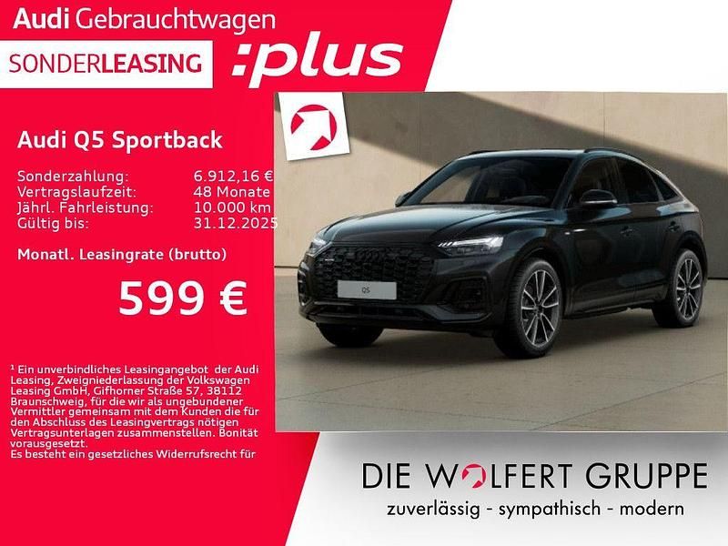Schwarz Gebraucht 2025 Audi Q5 Sportback Business SUV | 66.989 € - Bild 1/4