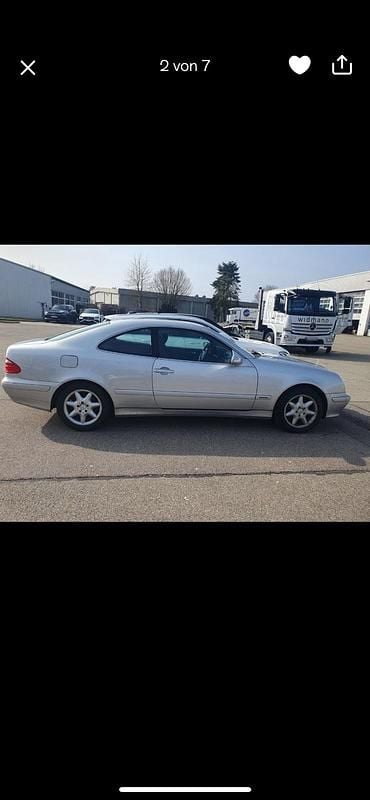 Gebraucht Mercedes CLK200 163 PS (119 kW) 2001 Silber Coupé