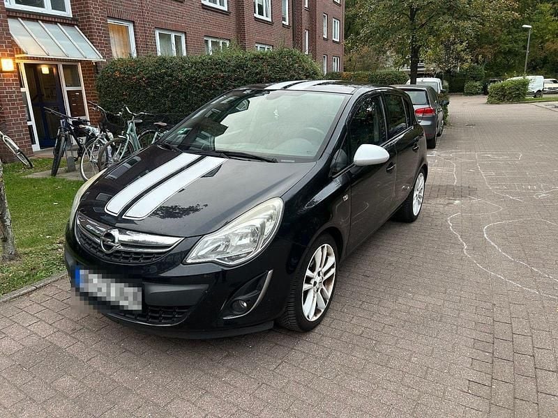 Schwarz Gebraucht 2012 Opel Corsa Kleinwagen | 2.000 € (Superpreis) - Bild 1/4