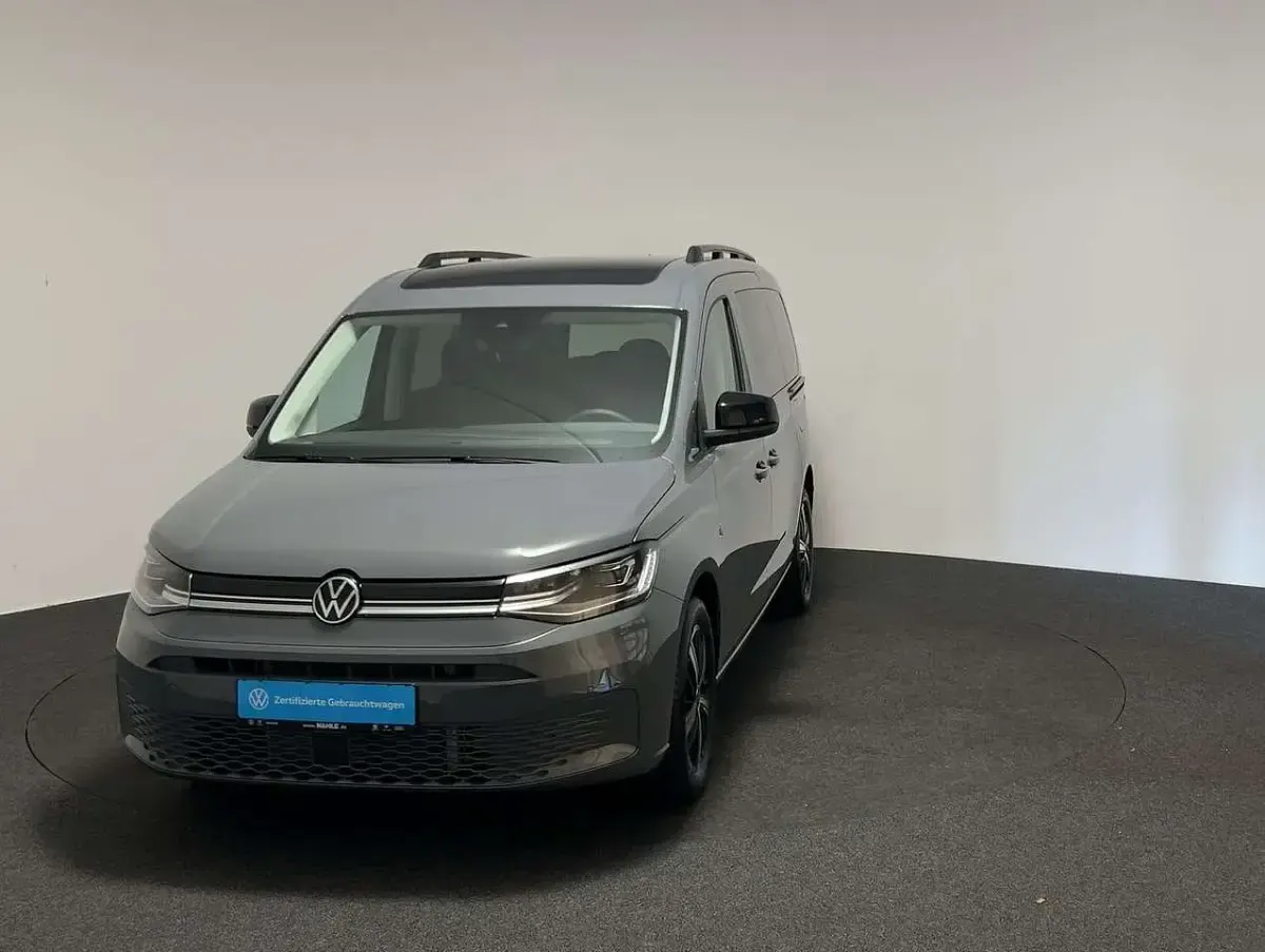 Nowe VW Caddy Maxi Dark Label 122 KM (89 kW) 2025 Szary Minivan