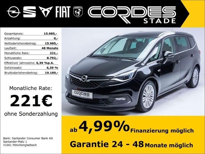 Schwarz Gebraucht 2017 Opel Zafira Innovation Van / Kleinbus | 15.985 € (Etwas zu teuer) - Bild 1/4