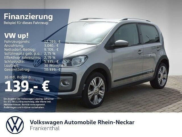Gebraucht VW cross up! 90 PS (66 kW) 2019 Silber Kleinwagen