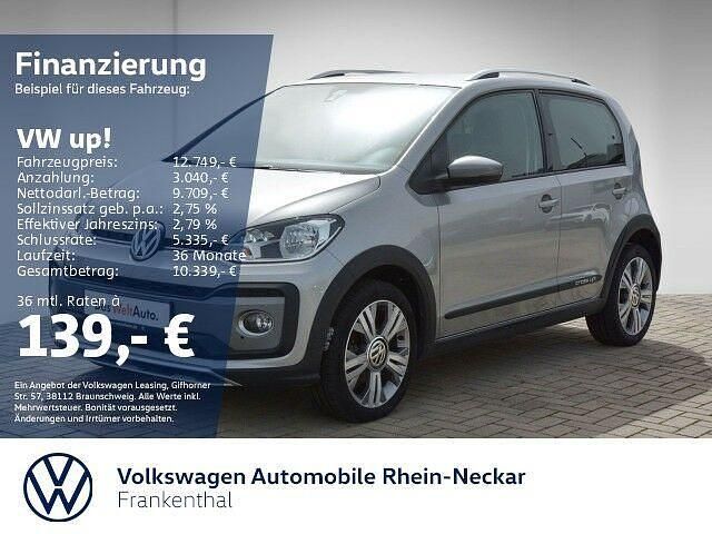 Silber Gebraucht 2019 VW cross up! Kleinwagen | 12.249 € (Fairer Preis) - Bild 1/2