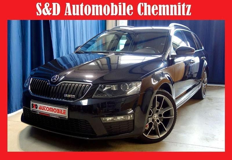 Schwarz Gebraucht 2016 Skoda Octavia RS Kombi | 14.999 € (Superpreis) - Bild 1/3