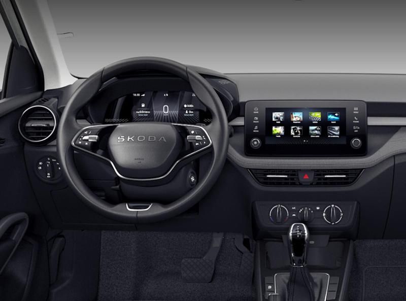 Neu Skoda Fabia Selection 116 PS (85 kW) 2025 Velvet red metallic Limousine