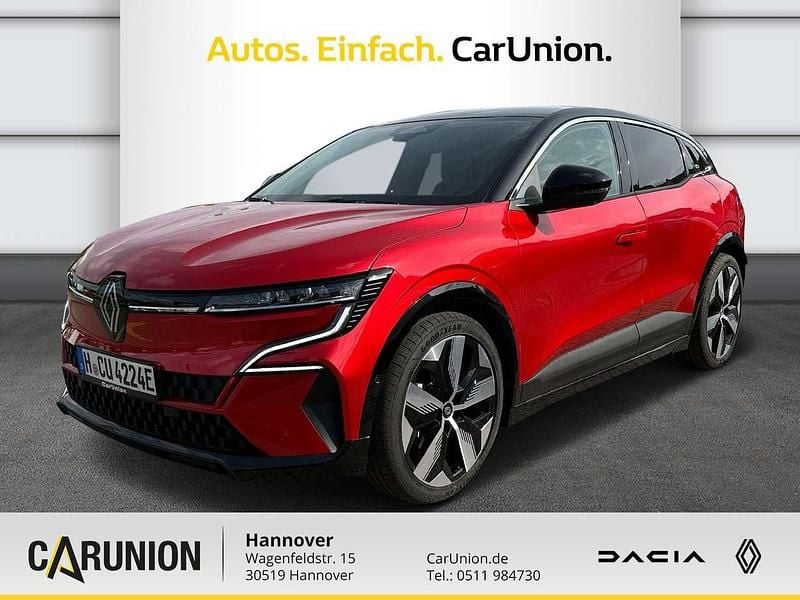 Dezirrot metallic, black pearlschwarz metallic (rot) Gebraucht 2023 Renault Mégane Techno Kleinwagen | 31.995 € (Fairer Preis) - Bild 1/4