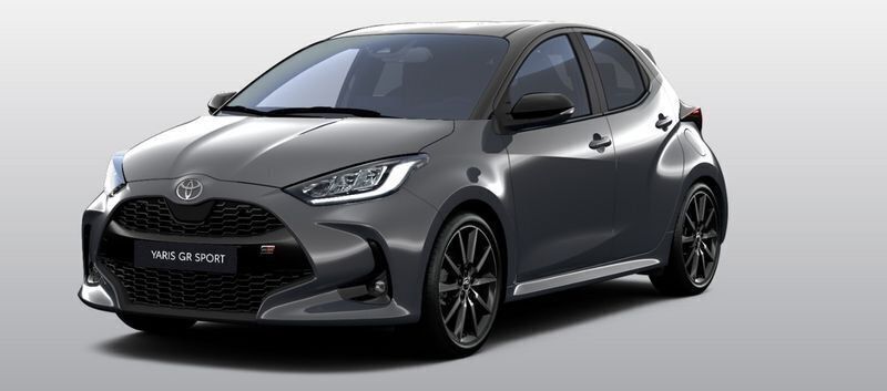M29 storm grey metallic / da Gebraucht 2025 Toyota Yaris Hybrid Sport | 33.900 € (Etwas zu teuer) - Bild 1/4