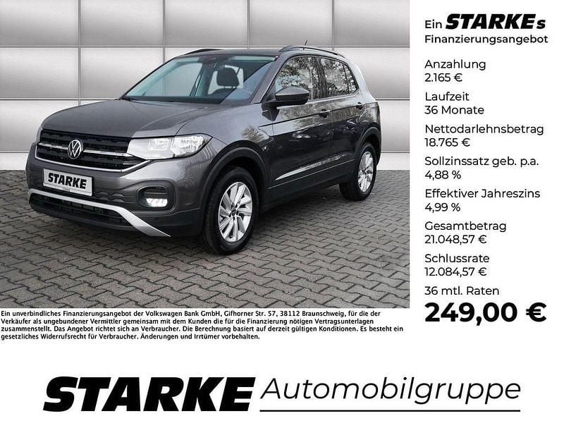 Grau Gebraucht 2022 VW T-Cross Life SUV | 20.930 € (Guter Preis) - Bild 1/4