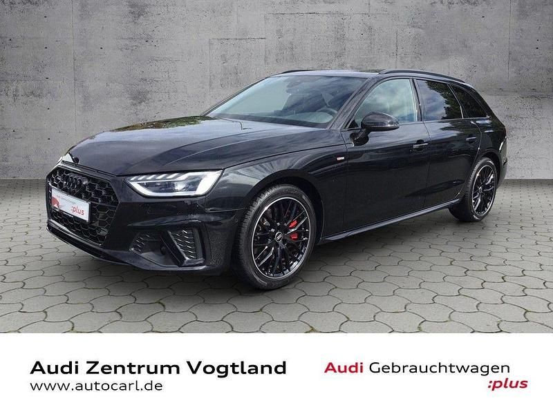 Mythosschwarz metallic Gebraucht 2023 Audi A4 S-Line Kombi | 46.580 € - Bild 1/4