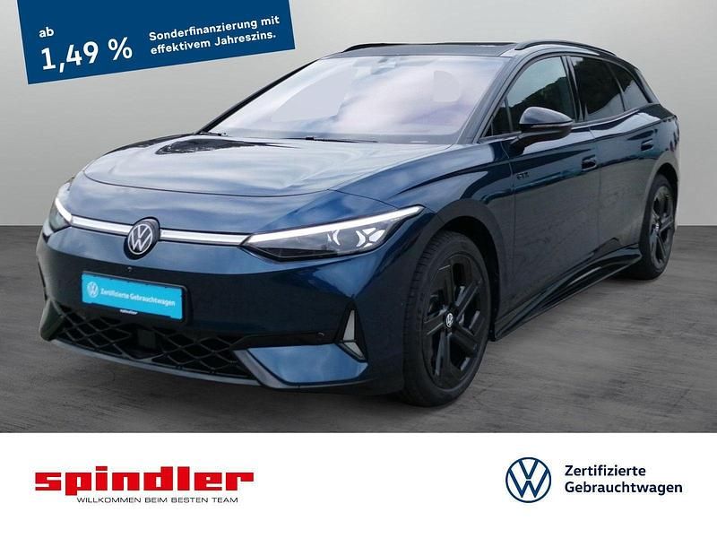 Blau Gebraucht 2025 VW ID.7 GTX Kombi | 53.990 € - Bild 1/3