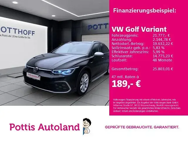 Gebraucht VW Golf Alltrack 200 PS (147 kW) 2023 Kombi