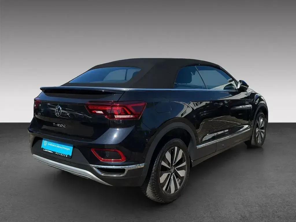 Gebraucht VW T-Roc Cabriolet Style 150 PS (110 kW) 2024 Schwarz Cabrio