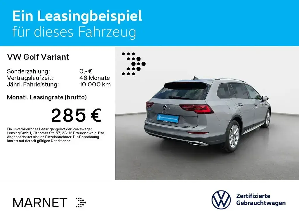 Gebraucht VW Golf Alltrack Sound 200 PS (147 kW) 2022 Mondsteingrau Kombi