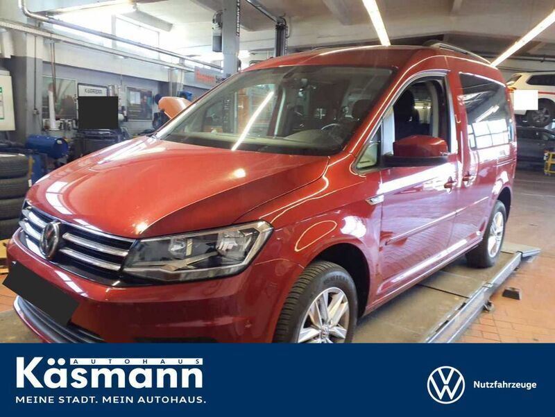 Rot Gebraucht 2020 VW Caddy Comfortline Van / Kleinbus | 20.850 € (Teuer) - Bild 1/4