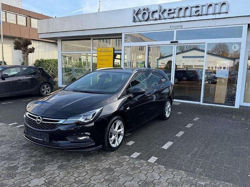 Onyx schwarz Gebraucht 2017 Opel Astra Dynamic Kombi | 14.480 € (Fairer Preis) - Bild 1/4