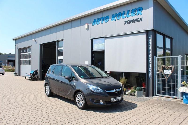Grau Gebraucht 2017 Opel Meriva Active Van / Kleinbus | 12.600 € (Teuer) - Bild 1/4
