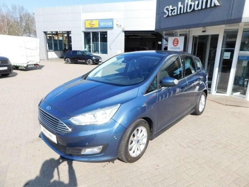 Gebraucht Ford C-MAX Titanium 150 PS (110 kW) 2019 Chromablau metallic Van / Kleinbus