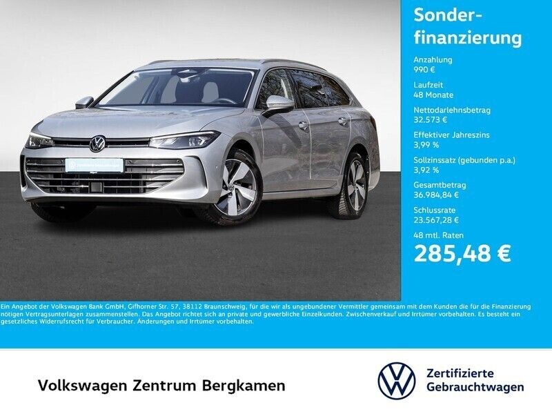 Oyster silver metallic Gebraucht 2024 VW Passat Business Kombi | 33.563 € (Guter Preis) - Bild 1/4