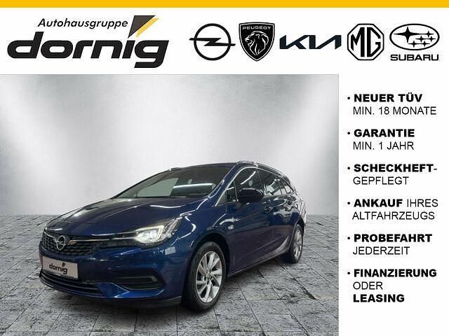 Nautic blau (metallic) Gebraucht 2021 Opel Astra Business Kombi | 17.840 € (Teuer) - Bild 1/1